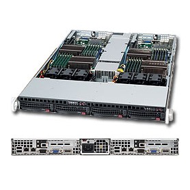 Supermicro SuperServer 6016TT-IBQF Intel® 5500 Socket B (LGA 1366) Rack (1U) Nero (SYS-6016TT-iBQF)