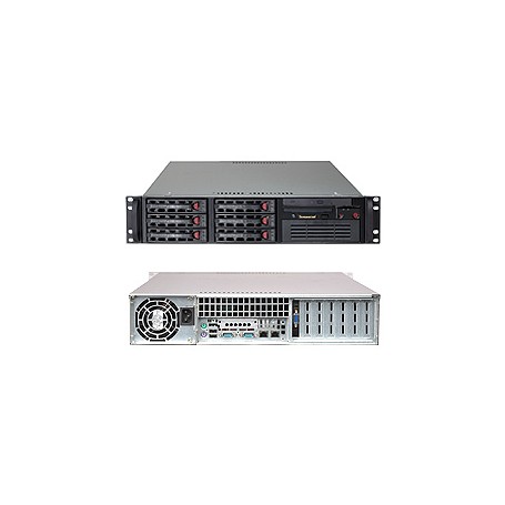 Supermicro SYS-6026T-TF sistema barebone per server Socket B (LGA 1366) Armadio (2U) Nero (SYS-6026T-TF)