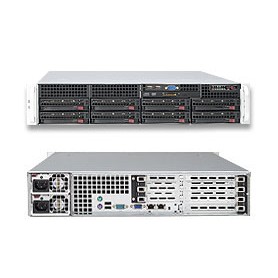 Supermicro SuperServer 6026T-URF Intel® 5520 Socket B (LGA 1366) Armadio (2U) Nero (SYS-6026T-URF)