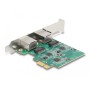 DeLOCK Scheda PCI Express x1 per 2 x RJ45 2,5 Gigabit LAN (88101)