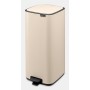 Brabantia Bo Pedal Bin 30 L Rettangolare Acciaio Beige (238123)