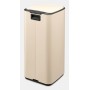 Brabantia Bo Pedal Bin 30 L Rettangolare Acciaio Beige (238123)