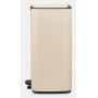 Brabantia Bo Pedal Bin 30 L Rettangolare Acciaio Beige (238123)