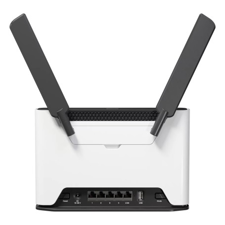 Mikrotik Chateau LTE7 ax router wireless Gigabit Ethernet Dual-band (2.4 GHz/5 GHz) 4G Nero, Bianco (S53UG+5HaxD2HaxD-TC&R11e-LTE7)