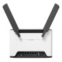 Mikrotik Chateau LTE7 ax router wireless Gigabit Ethernet Dual-band (2.4 GHz/5 GHz) 4G Nero, Bianco (S53UG+5HaxD2HaxD-TC&R11e-LTE7)