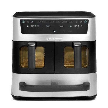 Cuisinart Tri Zone Doppia 13,6 L Indipendente Friggitrice ad aria calda Nero, Argento (AFT13XSSE)