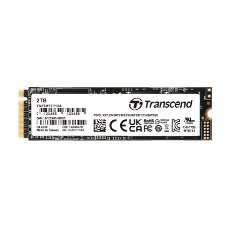 Transcend PCIe M.2 SSDs 256 GB PCI Express 4.0 NVMe 3D NAND (TS256GMTE712A)