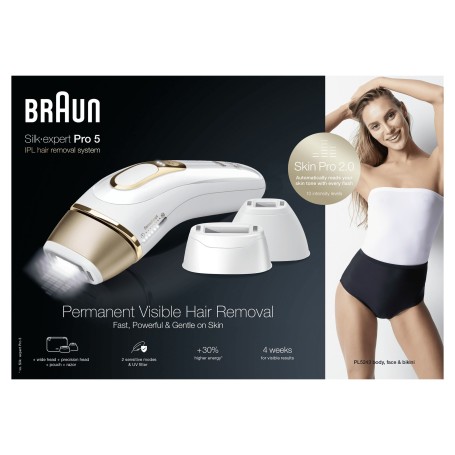 Braun Silk-expert Pro Silk expert Pro 5 PL5243, Epilatore A Luce Pulsata Donna, Per La Rimozione Permanente Dei Peli Visibili A 