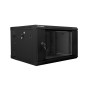Lanberg WF02-6606-10B rack 6U Da parete Nero (WF02-6606-10B)