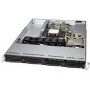 Supermicro SC815 TQC4-605WB2 - Rack-Montage - 1U - SATA/SAS - Hot-Swap 600 Watt - Schwarz (CSE-815TQC4-605WB2)