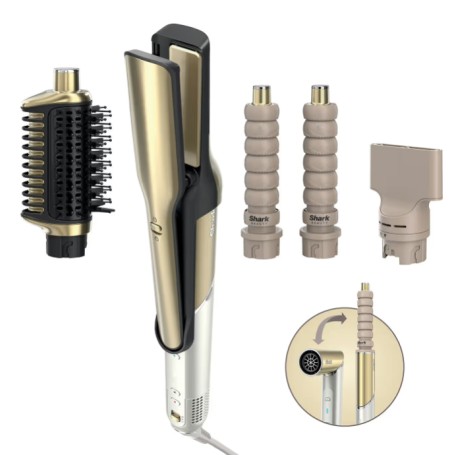 Shark Glam Straight & Waves multistyler Airflow Oro (HD6041SEU)