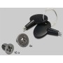 DeLOCK 47220 pannello drive bay Nero