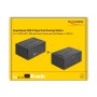 DeLOCK Doppia docking station USB per 2 x HDD / SSD SATA con funzione di clonazione e lettore di schede + porta USB aggiuntiva (64183)