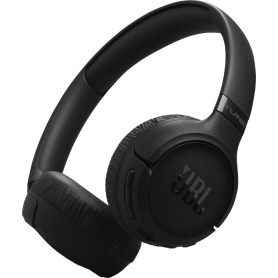 JBL Tune Cuffie On-Ear Bluetooth Wireless, con Cancellazione Adattiva del Rumore, Smart Ambient, Pure Bass Sound, fino a 76 Ore  (JBLT680NCBLK)