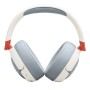 JBL Junior 470NC Auricolare Wireless A Padiglione Musica e Chiamate USB tipo-C Bluetooth Grigio chiaro, Bianco (JBLJR470NCWHT)