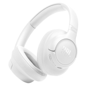 JBL Tune Cuffie Over-Ear Bluetooth Wireless, Pieghevoli e Leggere, Pure Bass, Connessione Multipoint, fino a 76 ore di Autonomia (JBLT730BTWHT)