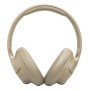 JBL Tune Cuffie Over-Ear Bluetooth Wireless, Pieghevoli e Leggere, Pure Bass, Connessione Multipoint, fino a 76 ore di Autonomia (JBLT730BTBEG)