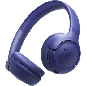 JBL Tune Cuffie On-Ear Bluetooth Wireless, Pieghevoli e Leggere, Pure Bass, Connessione Multipoint, fino a 76 ore di Autonomia,  (JBLT530BTBLUEU)