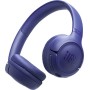 JBL Tune Cuffie On-Ear Bluetooth Wireless, Pieghevoli e Leggere, Pure Bass, Connessione Multipoint, fino a 76 ore di Autonomia,  (JBLT530BTBLUEU)