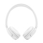JBL Tune Cuffie On-Ear Bluetooth Wireless, Pieghevoli e Leggere, Pure Bass, Connessione Multipoint, fino a 76 ore di Autonomia,  (JBLT530BTWHTEU)