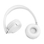 JBL Tune Cuffie On-Ear Bluetooth Wireless, Pieghevoli e Leggere, Pure Bass, Connessione Multipoint, fino a 76 ore di Autonomia,  (JBLT530BTWHTEU)