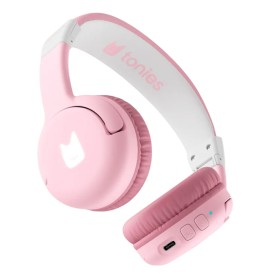 tonies 10003272 cuffia e auricolare Cuffie Wireless A Padiglione Musica/Giornaliera USB tipo-C Bluetooth Rosa, Bianco