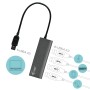 i-tec Metal U3HUB448 hub di interfaccia USB 3.2 Gen 1 (3.1 Gen 1) Type-A 5000 Mbit/s Grigio