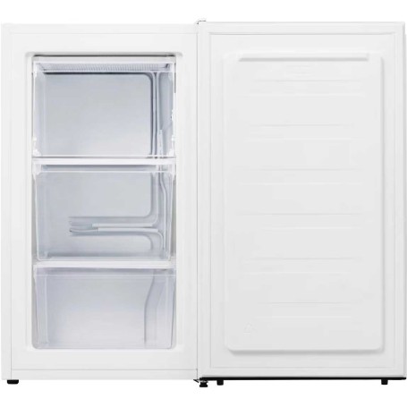 Congelatore PKM GS61E, larghezza 47,5 cm, capacità 61 L, 2 cassetti e 1 sportello, colore bianco.