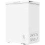 Congelatore a pozzetto verticale PKM GT100E, larghezza 54,5 cm, 99 L, termostato regolabile, bianco