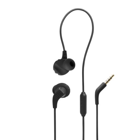 JBL Endurance Run 2 Wired Cuffie Cablato In-ear Chiamate/Musica/Sport/Tutti i giorni Nero (JBLENDURRUN2BLK)