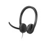 Lenovo VoIP Headset 5000 Auricolare Cablato A Padiglione Ufficio USB tipo-C Nero (4XD1R88995)