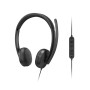 Lenovo VoIP Headset 5000 Auricolare Cablato A Padiglione Ufficio USB tipo-C Nero (4XD1R88995)