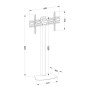 Techly ICA-TR27 Supporto TV a parete 139,7 cm (55") Nero (ICA-TR27)