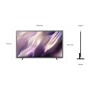 Samsung OLED AI TV 55" QE55S99HATXZT 4K, Processore NQ4 AI Gen3, 4K AI Upscaling Pro, Glare Free, OLED HDR Pro, Motion Xcelerato