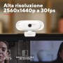 TOMAR 2K QHD WEBCAM WHITE (26180)