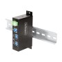 StarTech.com Hub USB gestito a 4 Porte con 4x USB-A, Alloggiamento industriale in metallo resistente, Protezione ESD e contro le (5G4AINDRM-USB-A-HUB)