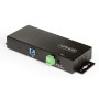 StarTech.com Hub USB gestito a 7 Porte con 7x USB-A, Alloggiamento industriale in metallo resistente, Protezione ESD e contro le (5G7AINDRM-USB-A-HUB)