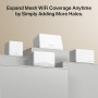 Mercusys Halo H25BE Dual-band (2.4 GHz/5 GHz) Wi-Fi 7 (802.11be) Bianco 3 Interno (HALO H25BE(3-PACK))