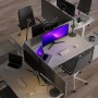 JAPANNEXT JN-IPS340UWQHD60C-C65W-HS Monitor PC 86,4 cm (34") 3440 x 1440 Pixel UltraWide Quad HD LCD Nero, Argento