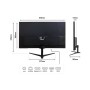 JAPANNEXT JN-IPS27WQHDR-C65W Monitor PC 68,6 cm (27") 2560 x 1440 Pixel Wide Quad HD LCD Nero