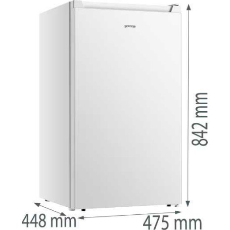 Congelatore a libera installazione Gorenje F39EPW4, larghezza 47,5 cm, 61 L, 2 cassetti, bianco
