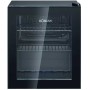 Frigorifero Bomann KSG 7291 con porta in vetro, larghezza 44 cm, capacità 46 litri, colore nero.