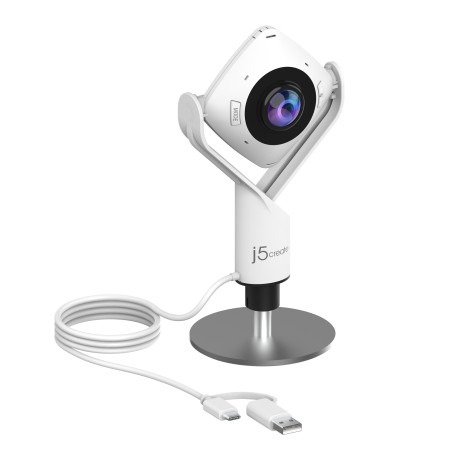 j5create JVCU360-N Webcam panoramica a 360°