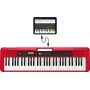 Casio CT-S200 tastiera MIDI 61 chiavi USB Rosso, Bianco (CT-S200RDC7)