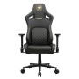 COUGAR CGR-DFL-GLB Sedia da gaming per PC Sedia imbottita tappezzata Nero, Oro (3MDFLGLB.0001)