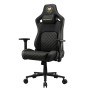 COUGAR CGR-DFL-GLB Sedia da gaming per PC Sedia imbottita tappezzata Nero, Oro (3MDFLGLB.0001)