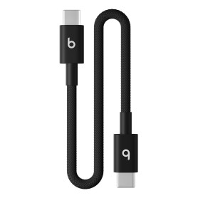 Beats USB-C zu USB-C gewebtes Kabel 0.2 m Bolt Black (MEQ94ZM/A)