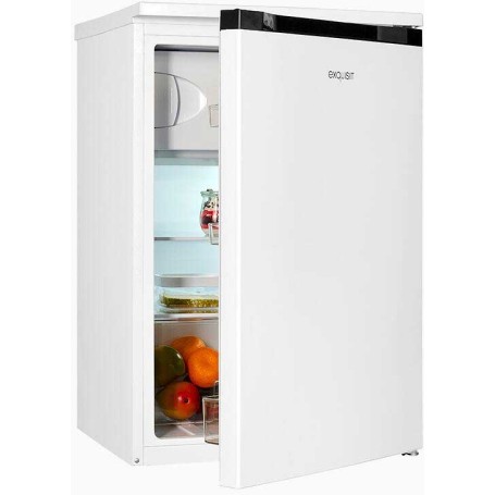 Frigorifero Exquisit KS16-4-051C con scomparto congelatore, larghezza 55 cm, 107 L, bianco.