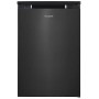 Frigorifero Exquisit KS16-4-051C con scomparto congelatore, larghezza 55 cm, 107 L, acciaio inox.