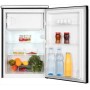 Frigorifero Exquisit KS16-4-051C con scomparto congelatore, larghezza 55 cm, 107 L, acciaio inox.
